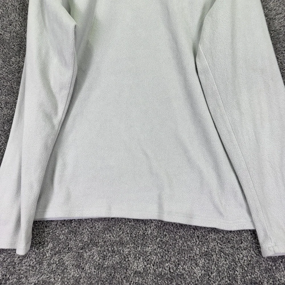 The North Face Sweatshirt Mens Small Gray Fleece 1/4 Zip Pullover Hiking